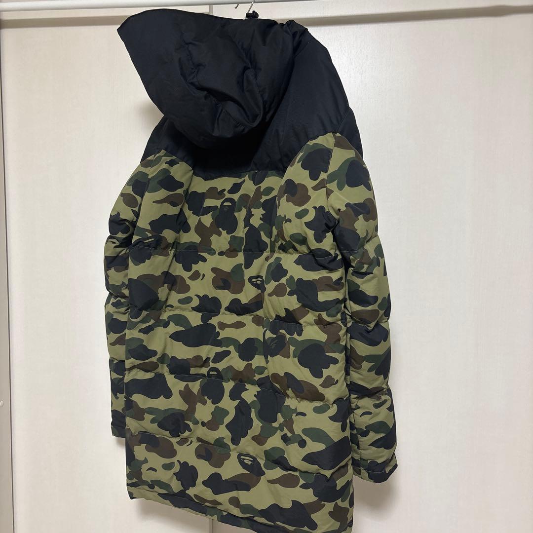 A BATHING APE カモフラージュ ダウンジャケット