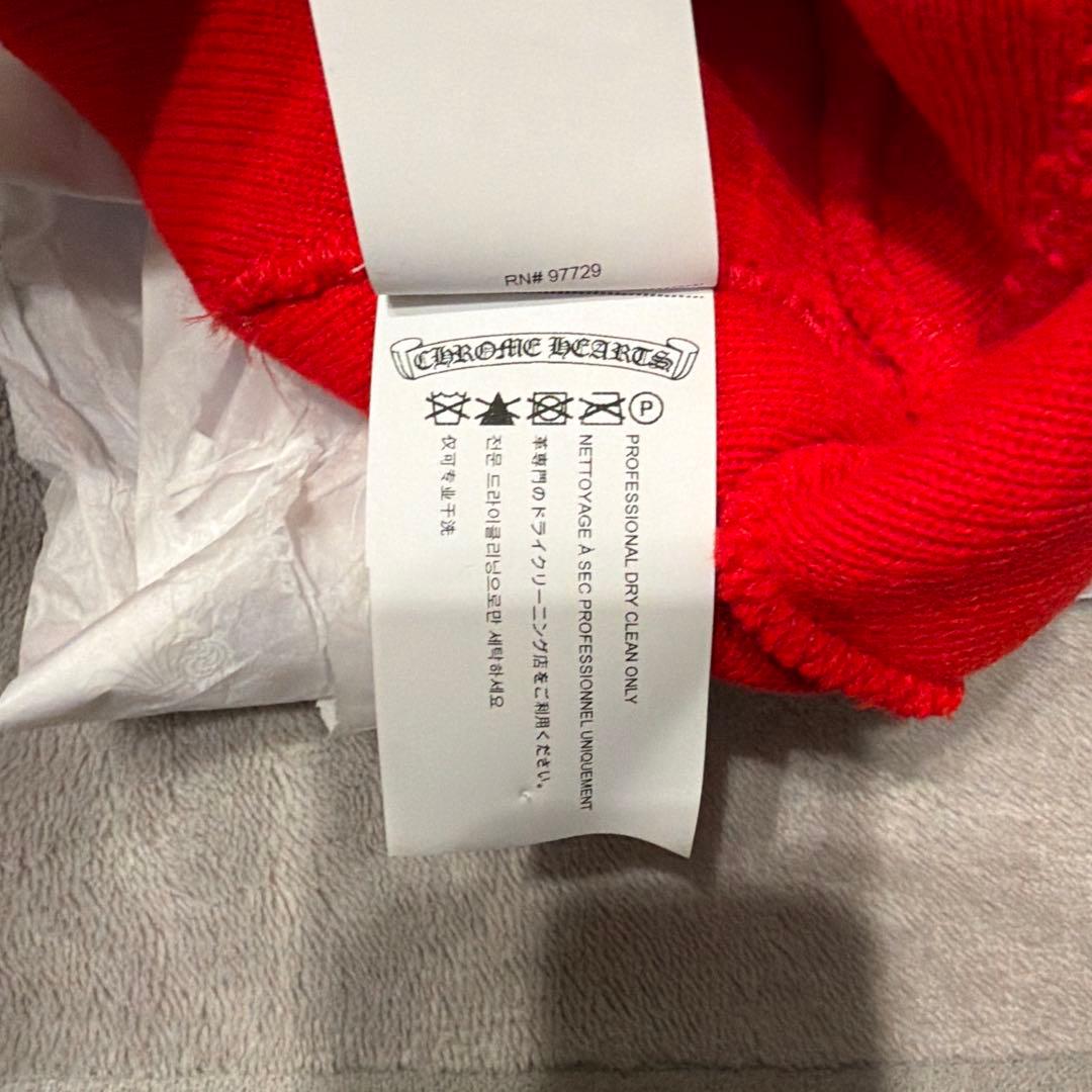 CHROME HEARTS レッド ニット帽