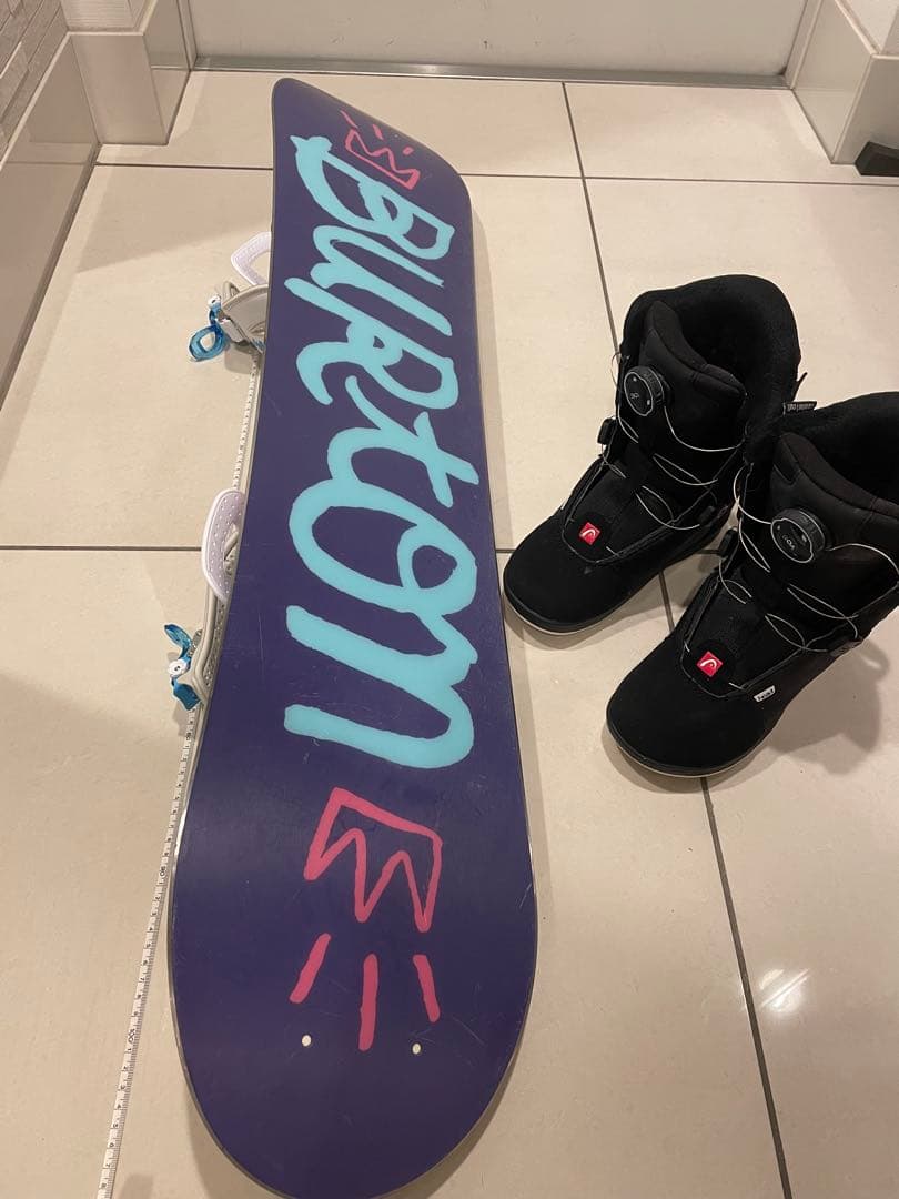 子ども用スノーボードセット（ブーツ付き）