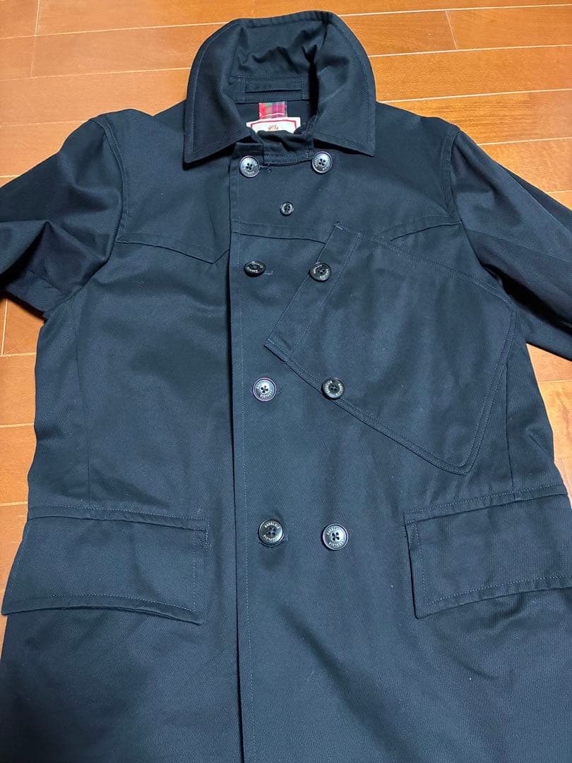 Baracuta バラクータ ネイビー ステンカラーコート サイズ40 BARACUTA