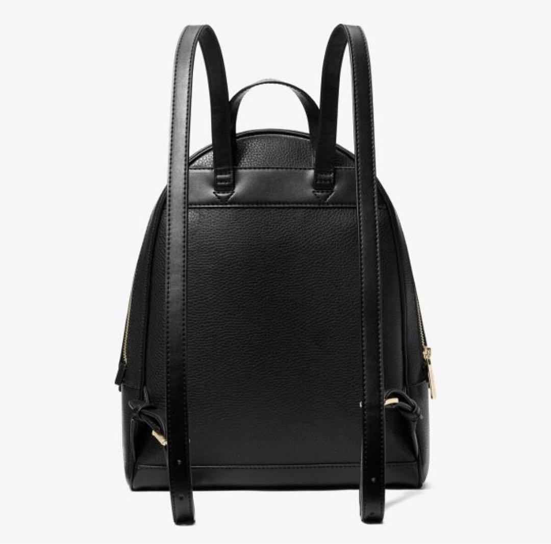 MICHAEL KORS ブラックレザーバックパック