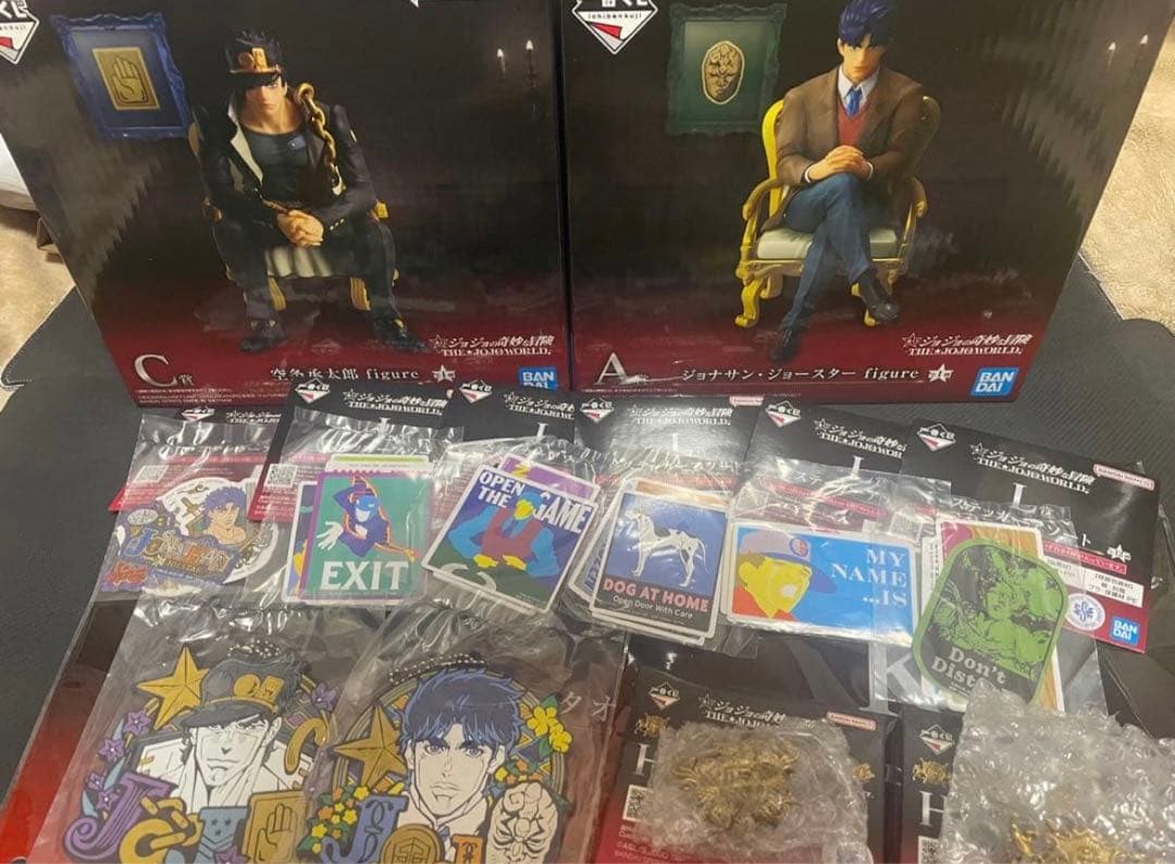 ジョジョ一番くじ 空条承太郎 C賞 フィギュア A賞　H賞ピンズコレクション