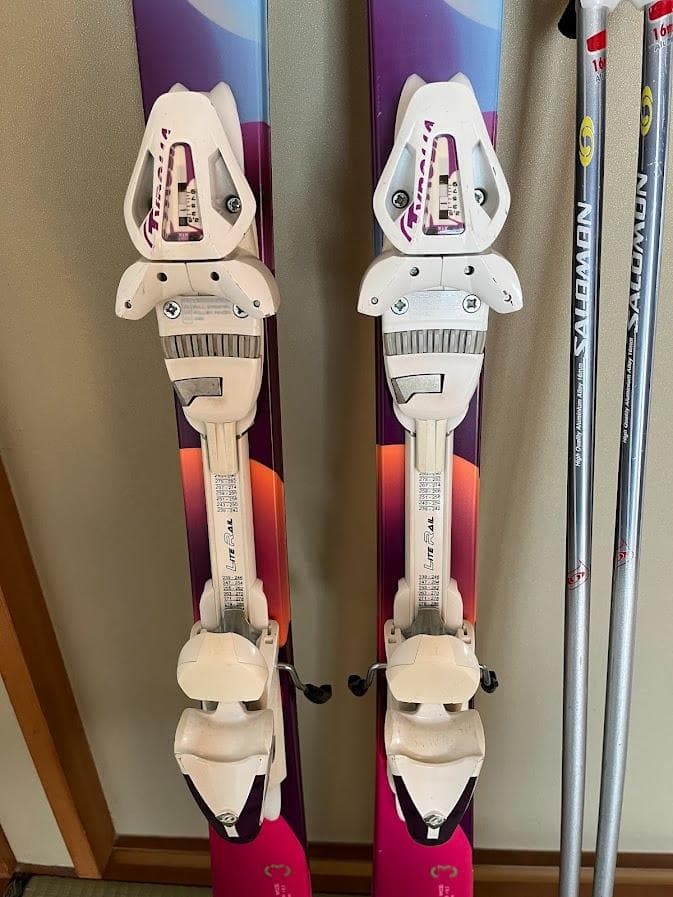 ヘッドスキー板とノルディカスキー靴・ストックのセット