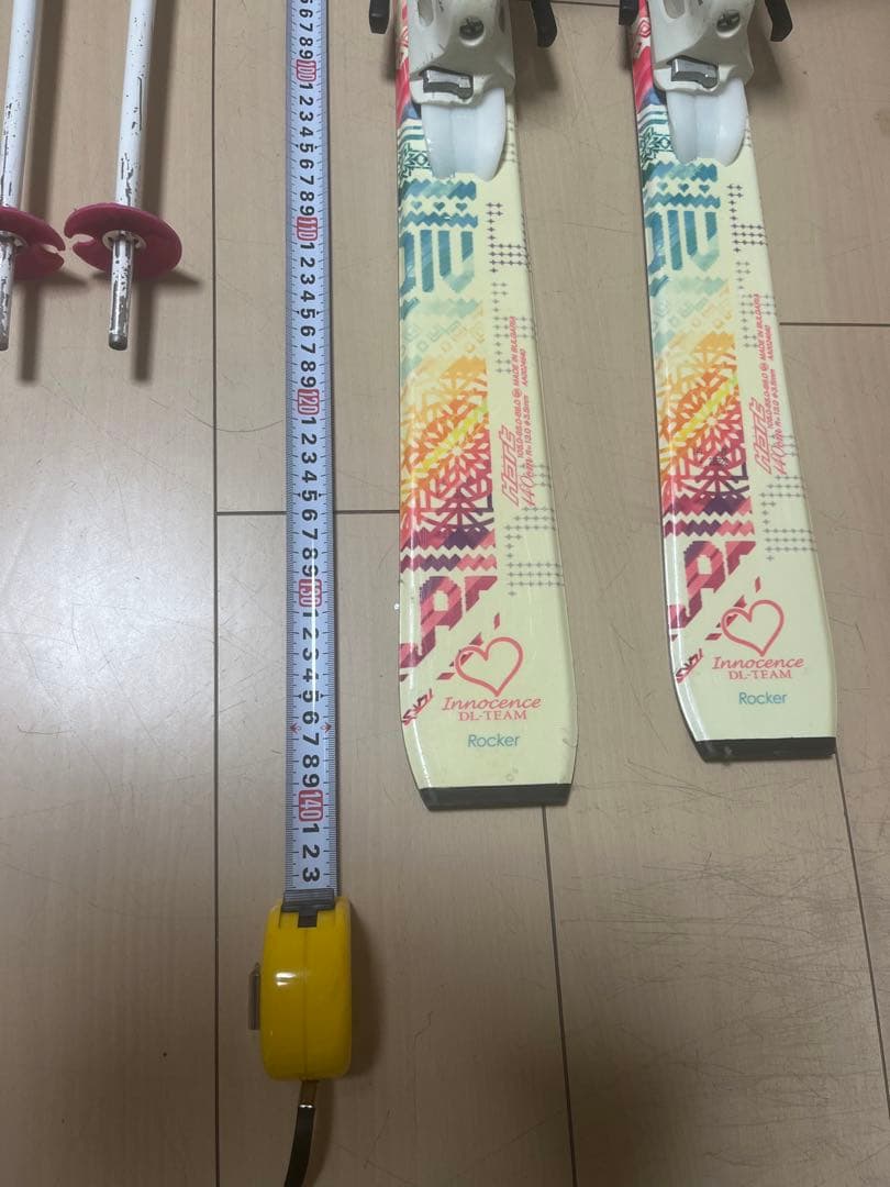 ジュニアスキーセット Hart スキー板、ブーツ、ストック ビンディング