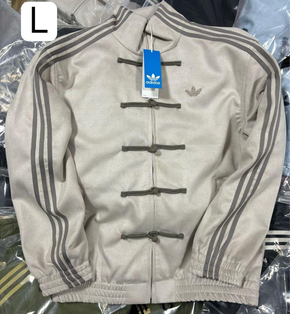 adidasアディダス 中国限定 蛇年ベージュ ジャージ L - メルカリ