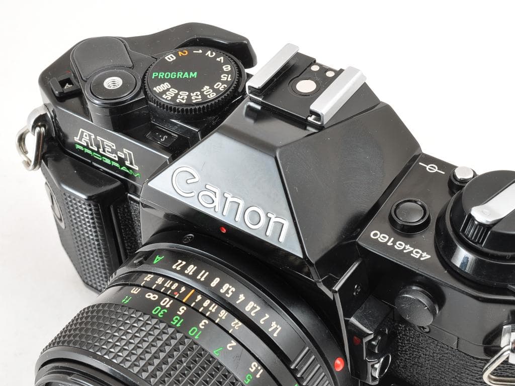 キヤノン AE-1 PROGRAM ブラック NFD 50mm f1.4 完動品