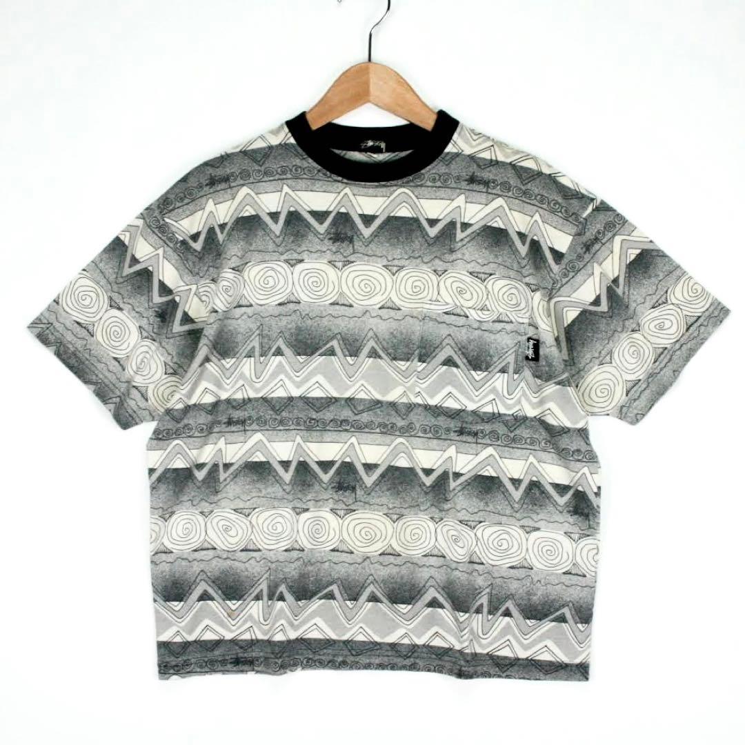 ビンテージ Stussy ZIGZAG TOMTOM T old - メルカリ