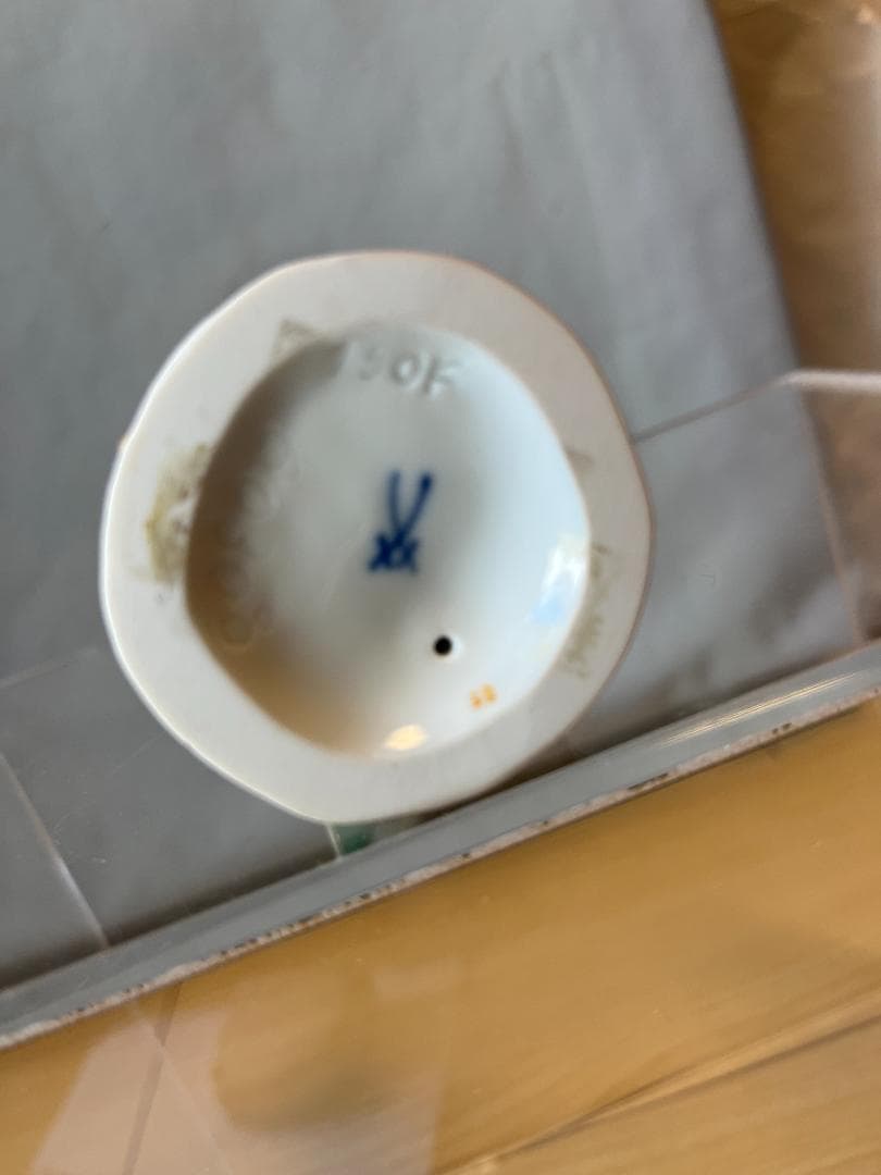 (再値下しました）マイセン ガーデナーシリーズ 陶器人形 高さ約14cm