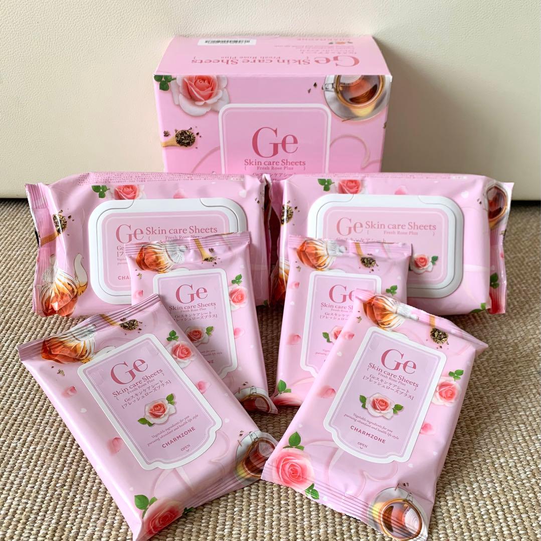 チャームゾーン Geスキンケアシート フレッシュローズプラス 160枚