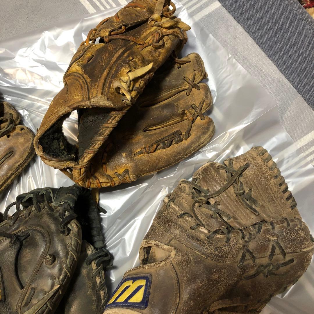 硬式　軟式　グローブ　セット