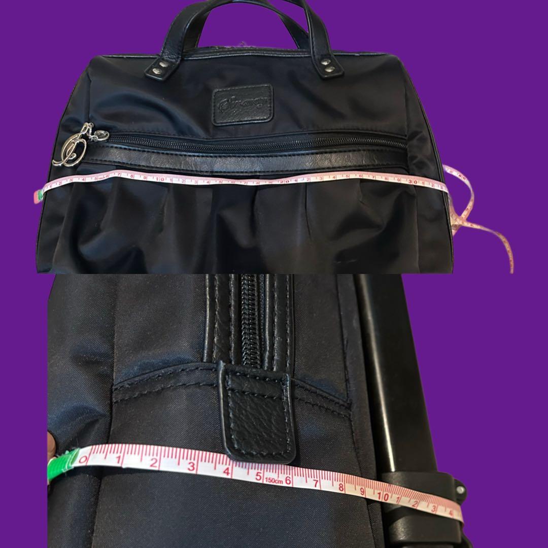 SWANY ブラック ナイロン キャリーケース