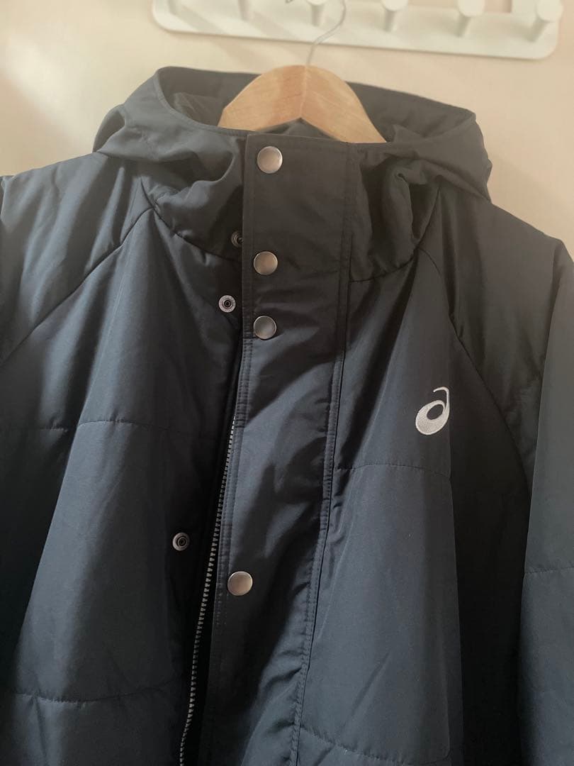 アシックス ベンチコート ロングメンズＸＬ未使用に近い