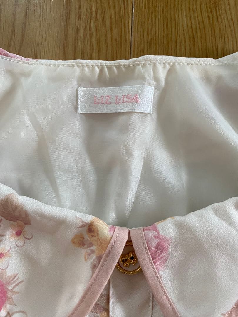 LIZLISA リズメロ メロメロストロベリーワンピース ホワイト