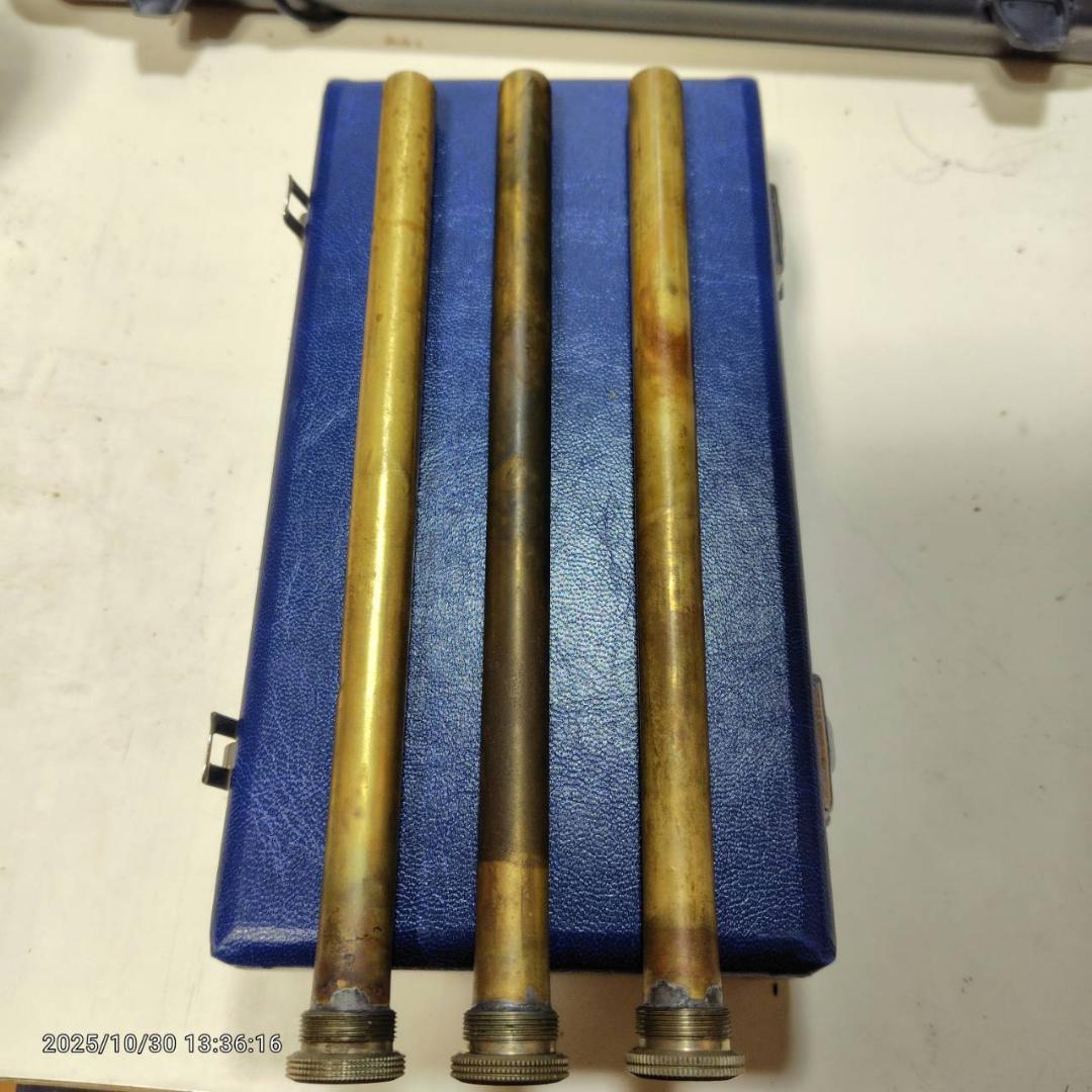 Edwardsバストロンボーン マウスパイプ 3本セット(真鍮製)