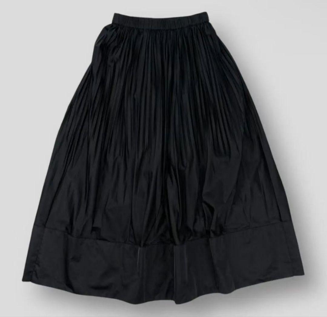 ENFOLD プリーツロングスカート　黒