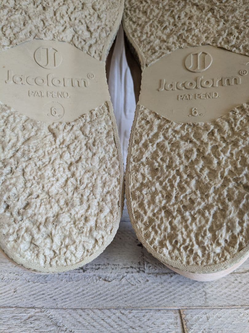 ★未使用級★jacoform コンフォートシューズ レザー ベージュ 24.5