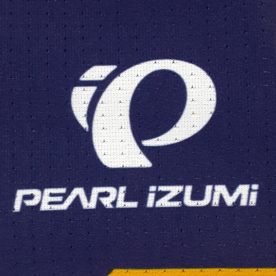 美品◎PEARL IZUMI サイクリングウェアセットアップ ジャージ 紺黄