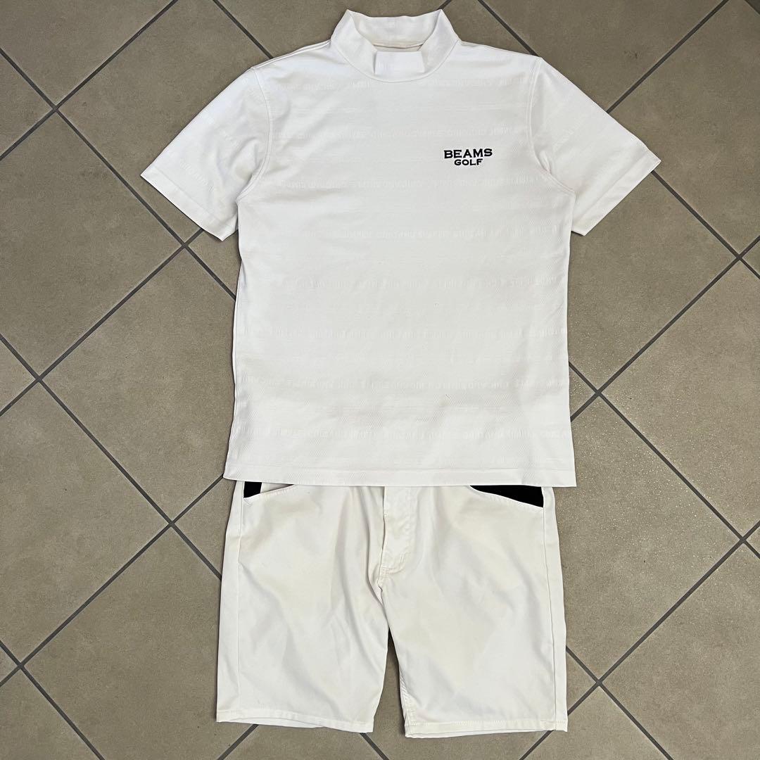 BEAMS GOLF ビームスゴルフ　セットアップ　メンズ　総柄　シャツ　パンツ