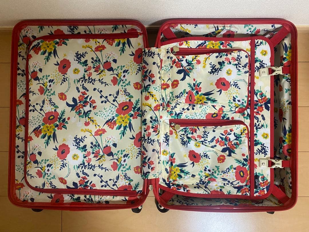 HaNTキャリーケース ストッパー付き TSAロック 47L カバー付き