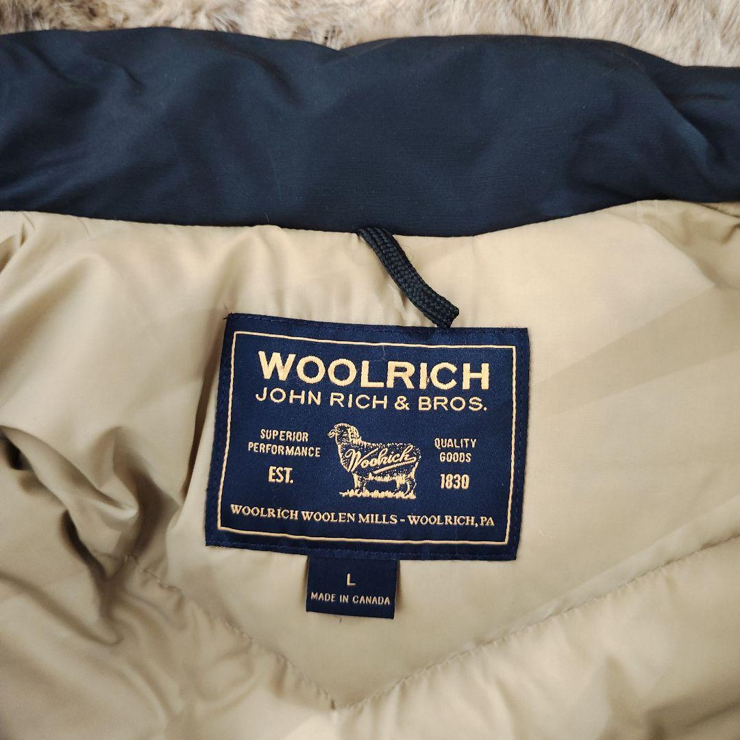 fly様 WOOLRICH ダウンジャケットネイビー Lサイズ