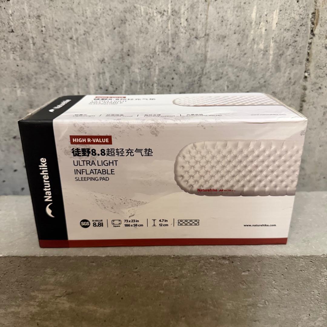 【使用1回のみ】Naturehike R値8.8エアーマット マミー型