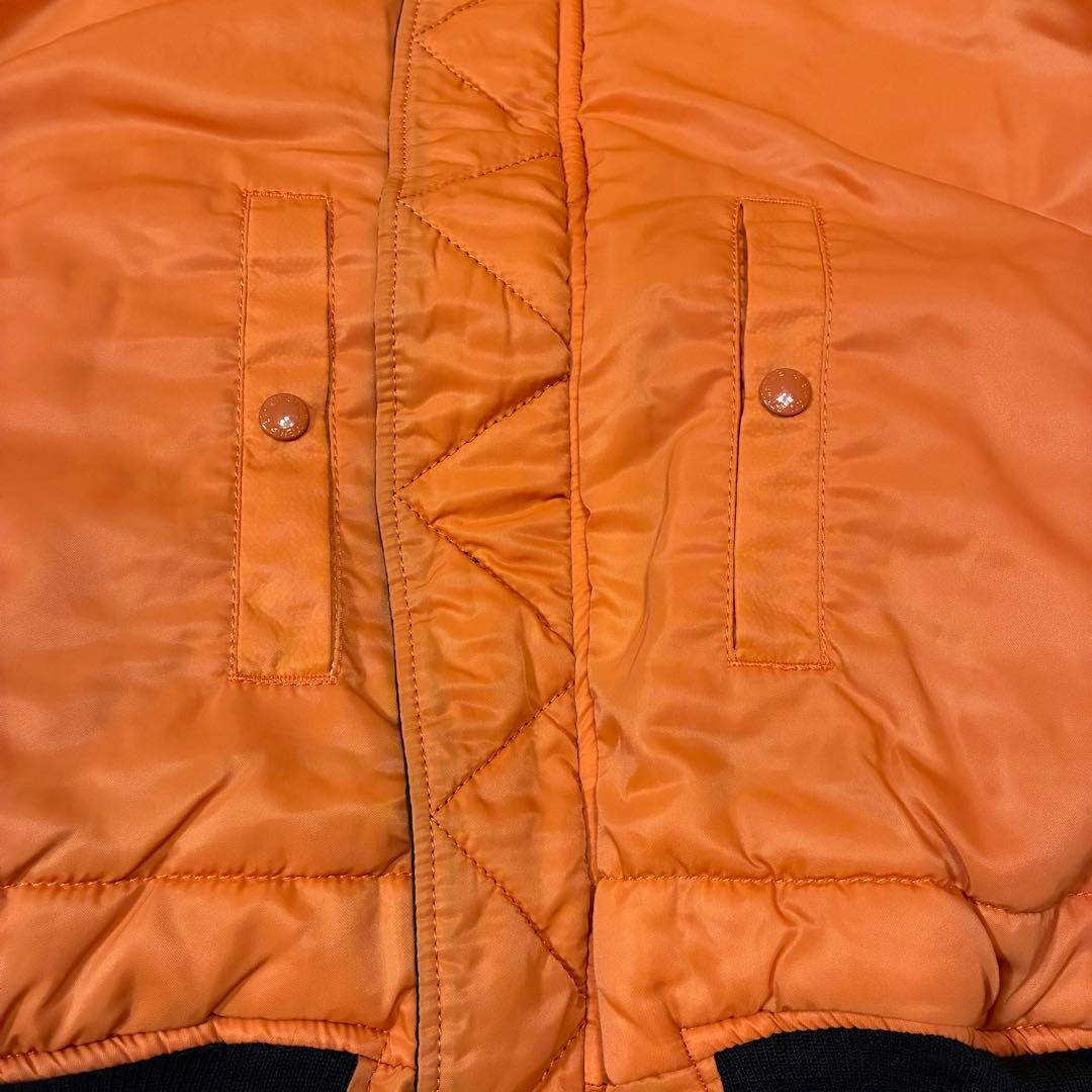 MEN'S BA-TSU MA-1フライトジャケット　ブラック　リバーシブル