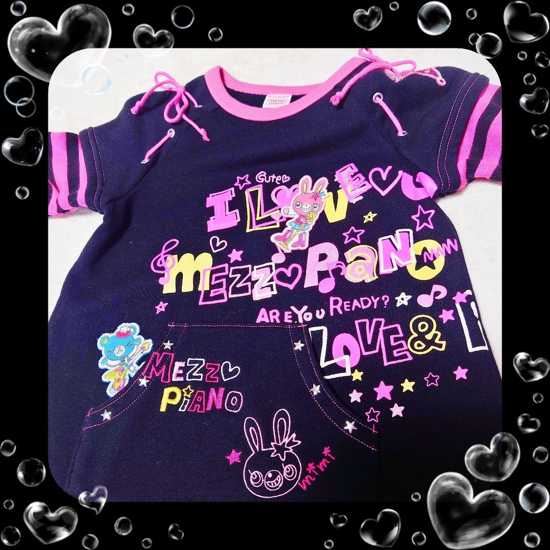 ❤メゾピアノ❤ミミポポ✨みみぽぽ✨ロック系✨平成レトロ✨ワンピース