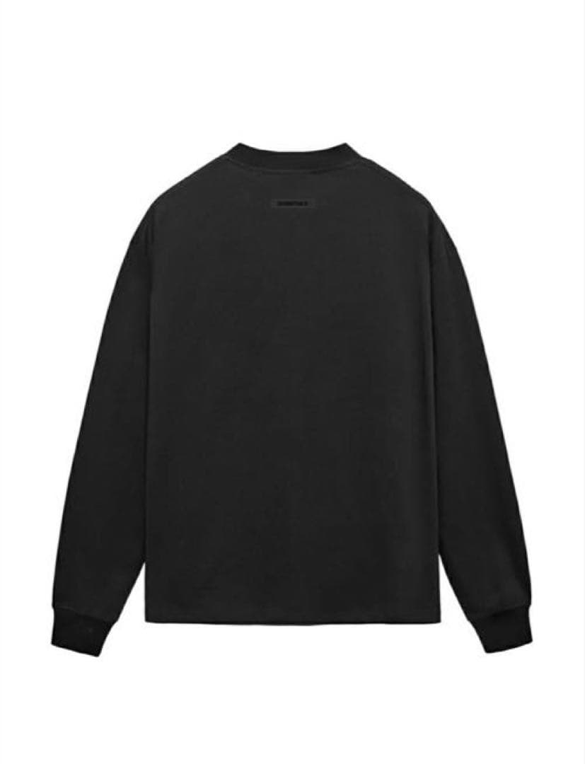 【新品•未使用】裏起毛ESSENTIALS スウェット トレーナー BLACK