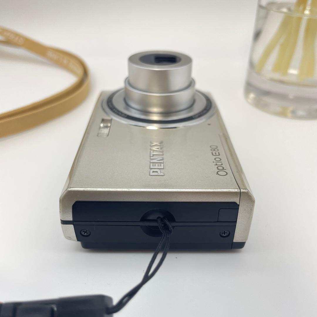 スマホ転送OK✨PENTAX Optio E80✨動作確認済 単三電池 可愛い❤️