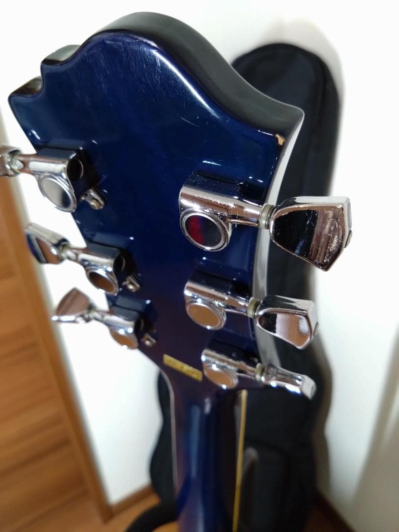 Barclay エレキギター ブルー 簡易ケース付き