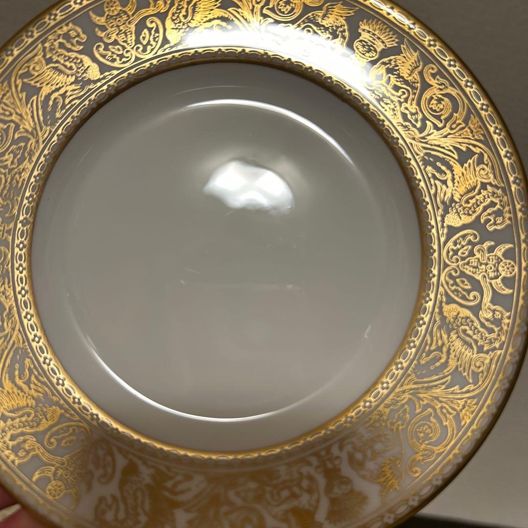 ウェッジウッド　フロレンティーン　ゴールド　デザートプレート　15.5cm