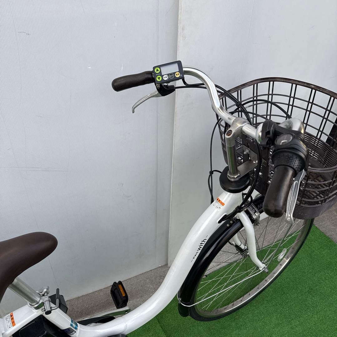 YAMAHAヤマハ電動アシスト自転車26インチ 12.3Ah ホワイト