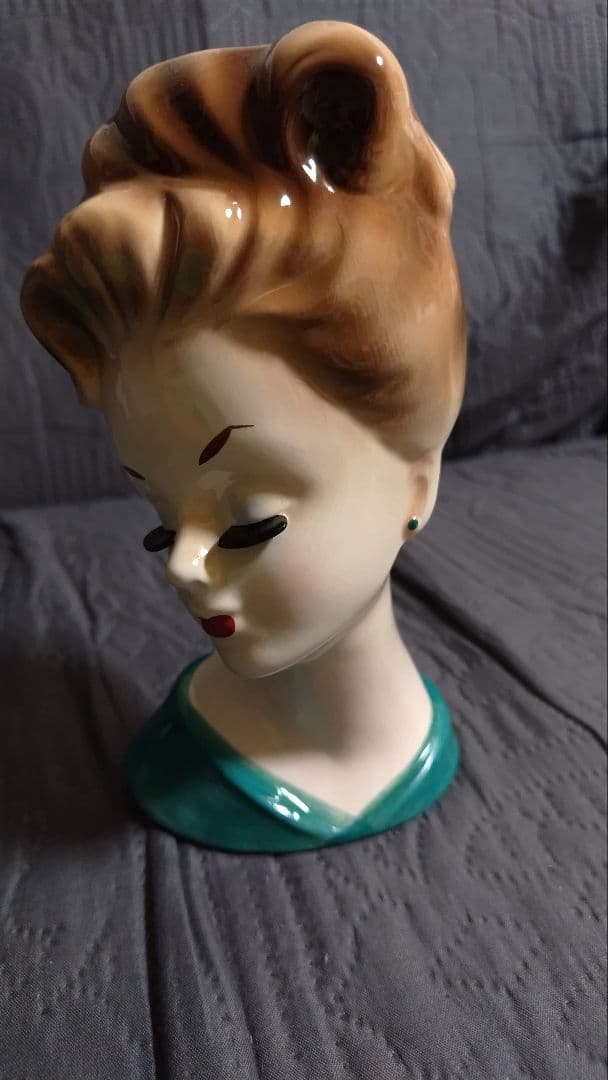 レディ ヘッドベース 花瓶 ヴィンテージ 60年