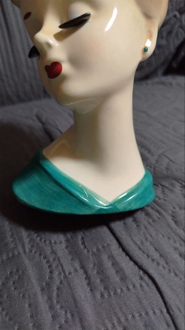 レディ ヘッドベース 花瓶 ヴィンテージ 60年