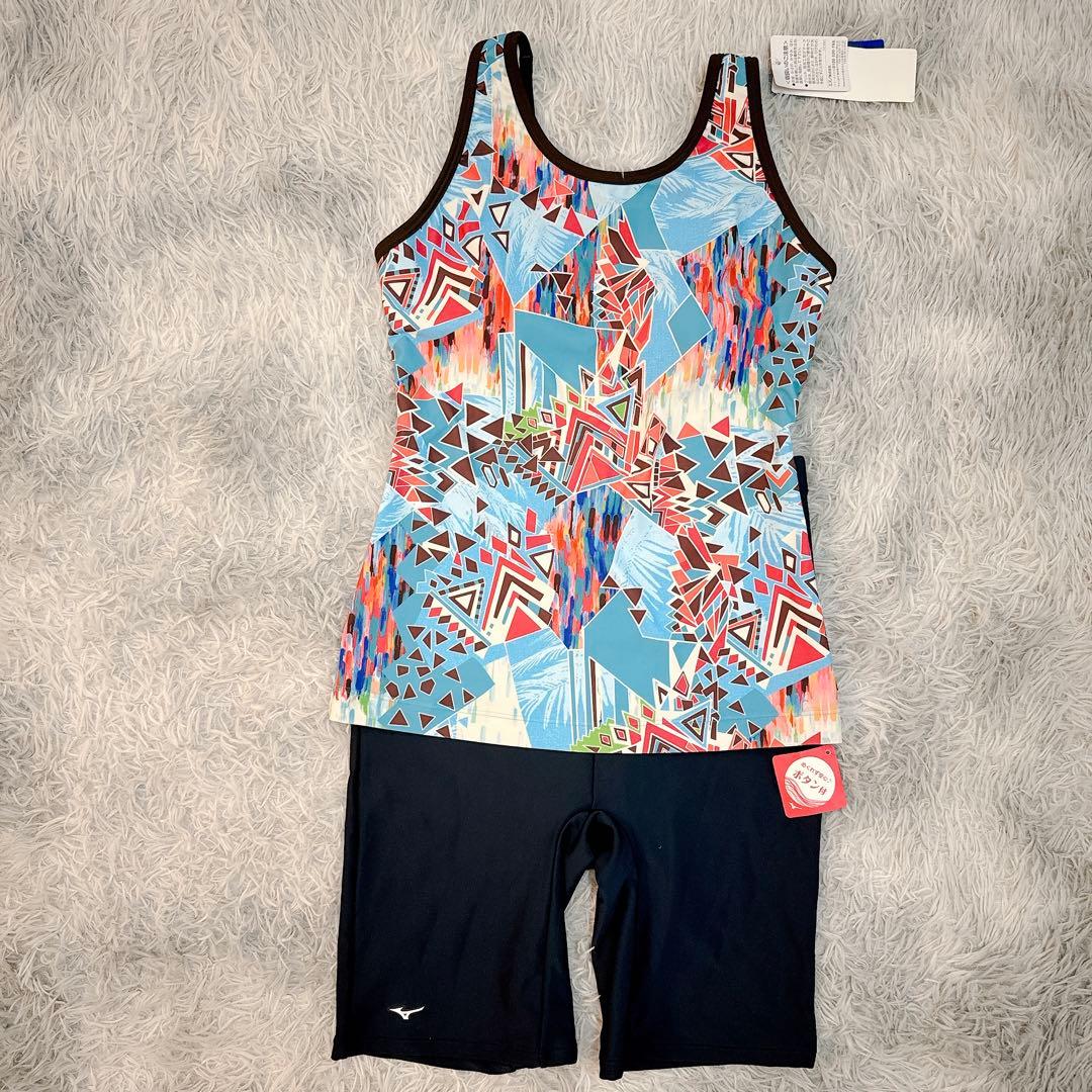 新品未使用　ミズノ MIZUNO フィットネス 水着 2XL めくれ防止