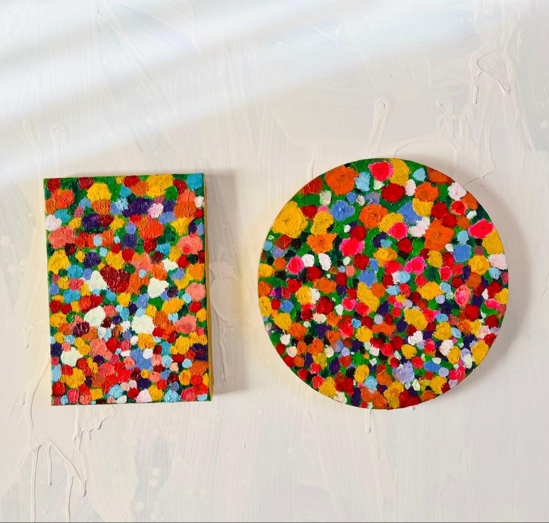 【ご注文品】wildflowers 油彩画2点