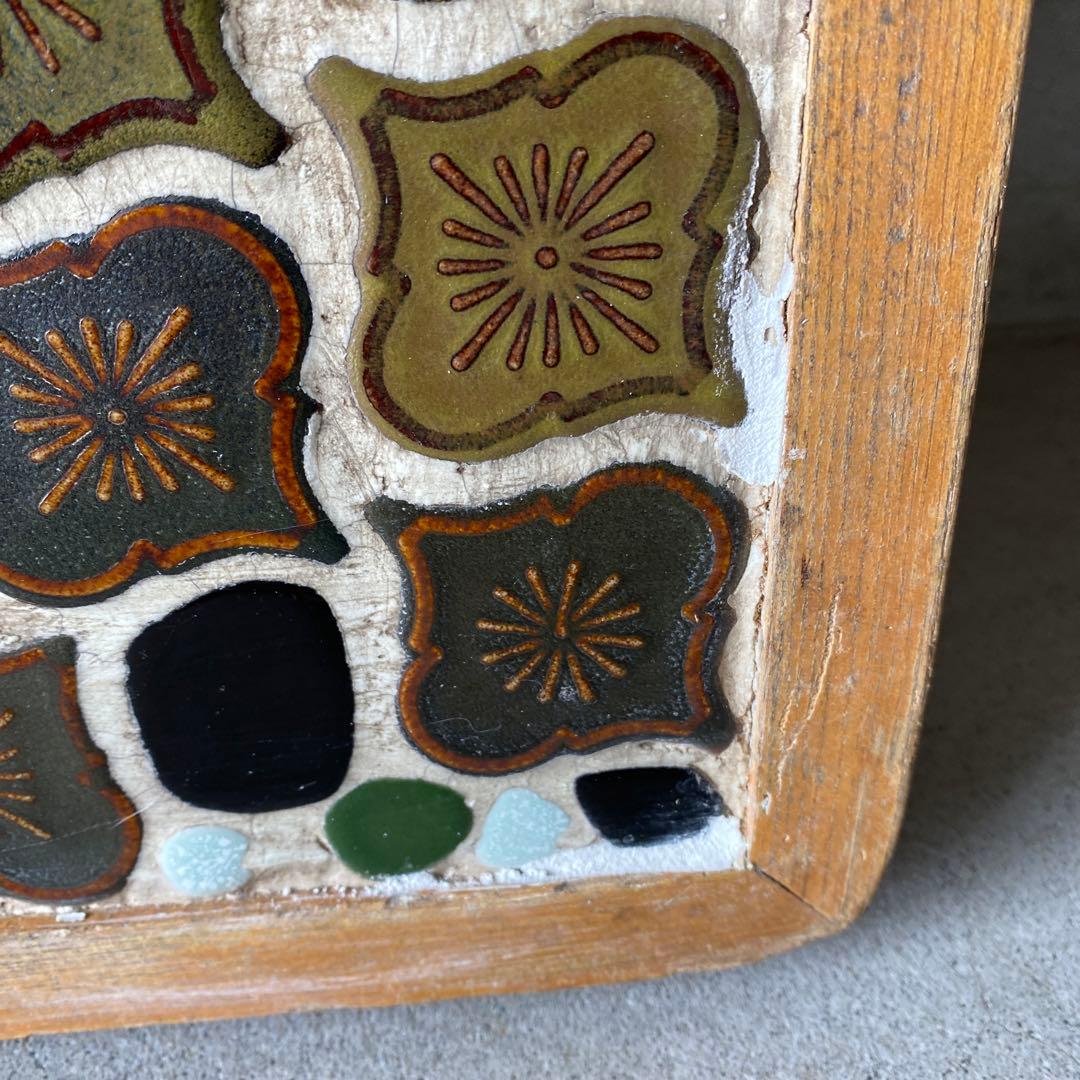 ストーブ台 薪ストーブ タイル張り 古民家 昭和レトロ b3 - メルカリ