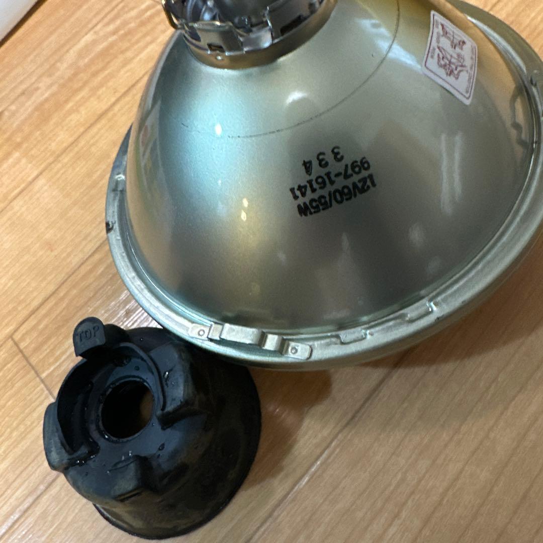 ルーカスタイプ・ヘッドライトケース マーシャルイエロー＆クリアヘッドライト