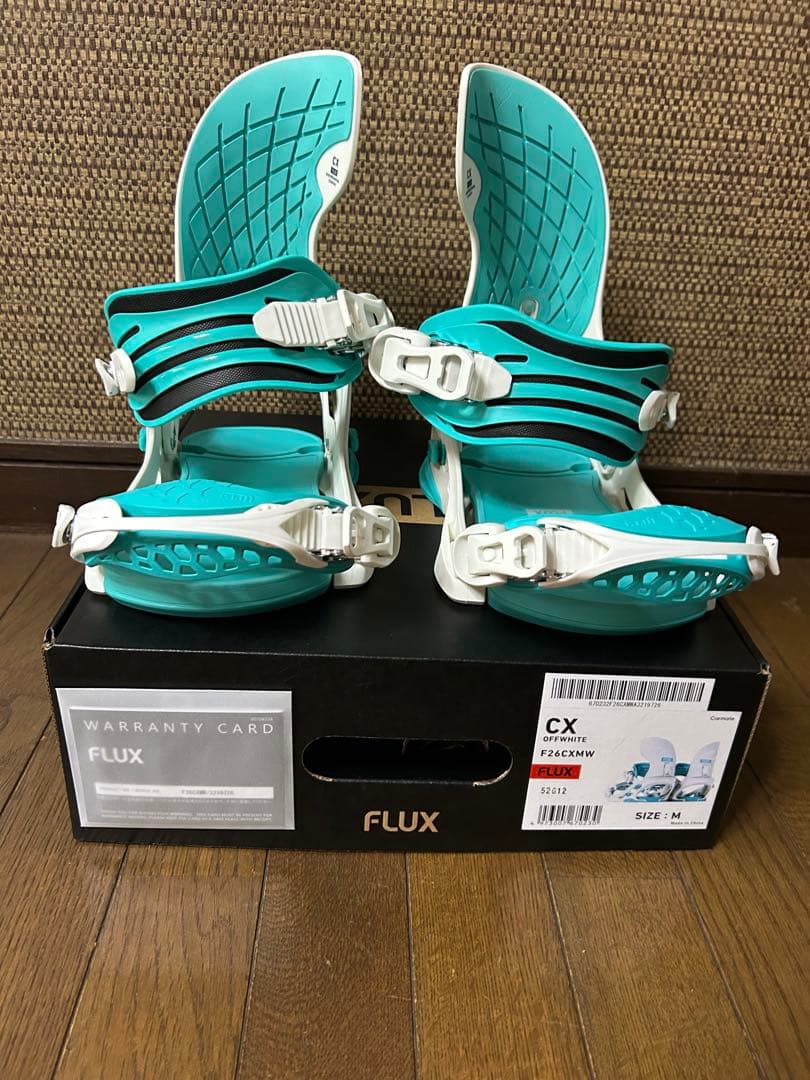FLUX CX スノーボードビンディング M 新品！