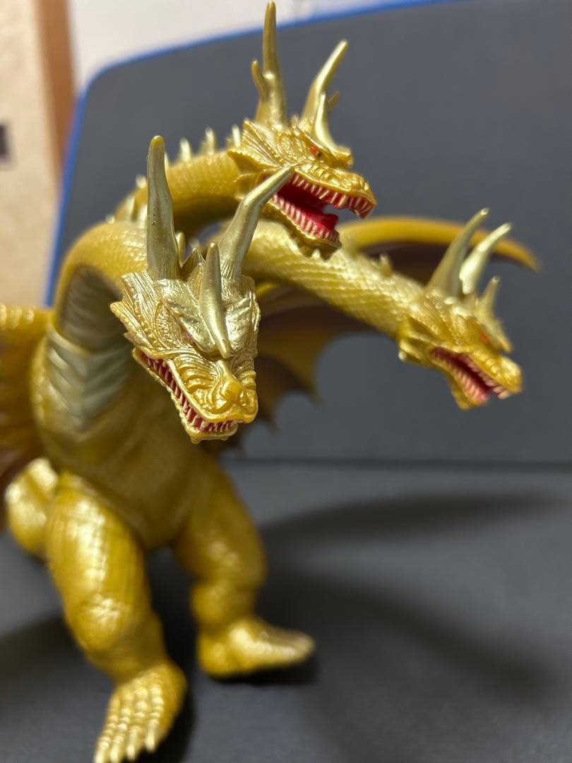 （美品）キングギドラ　平成モスラシリーズ版　大型ソフビ