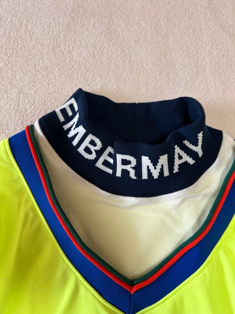 極美品✨ ディセンバーメイ モックネックシャツ 裏起毛 保温 吸湿速乾 防寒