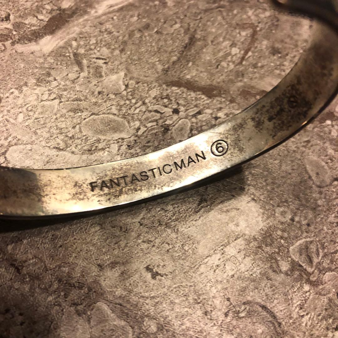 Fantastic Man シルバーバングル　S.O.S fp シルバー925