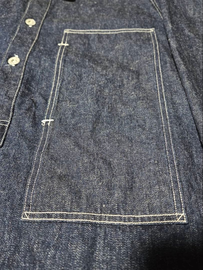 WAREHOUSE U.S.ARMY DENIM PULL OVER　サイズ38