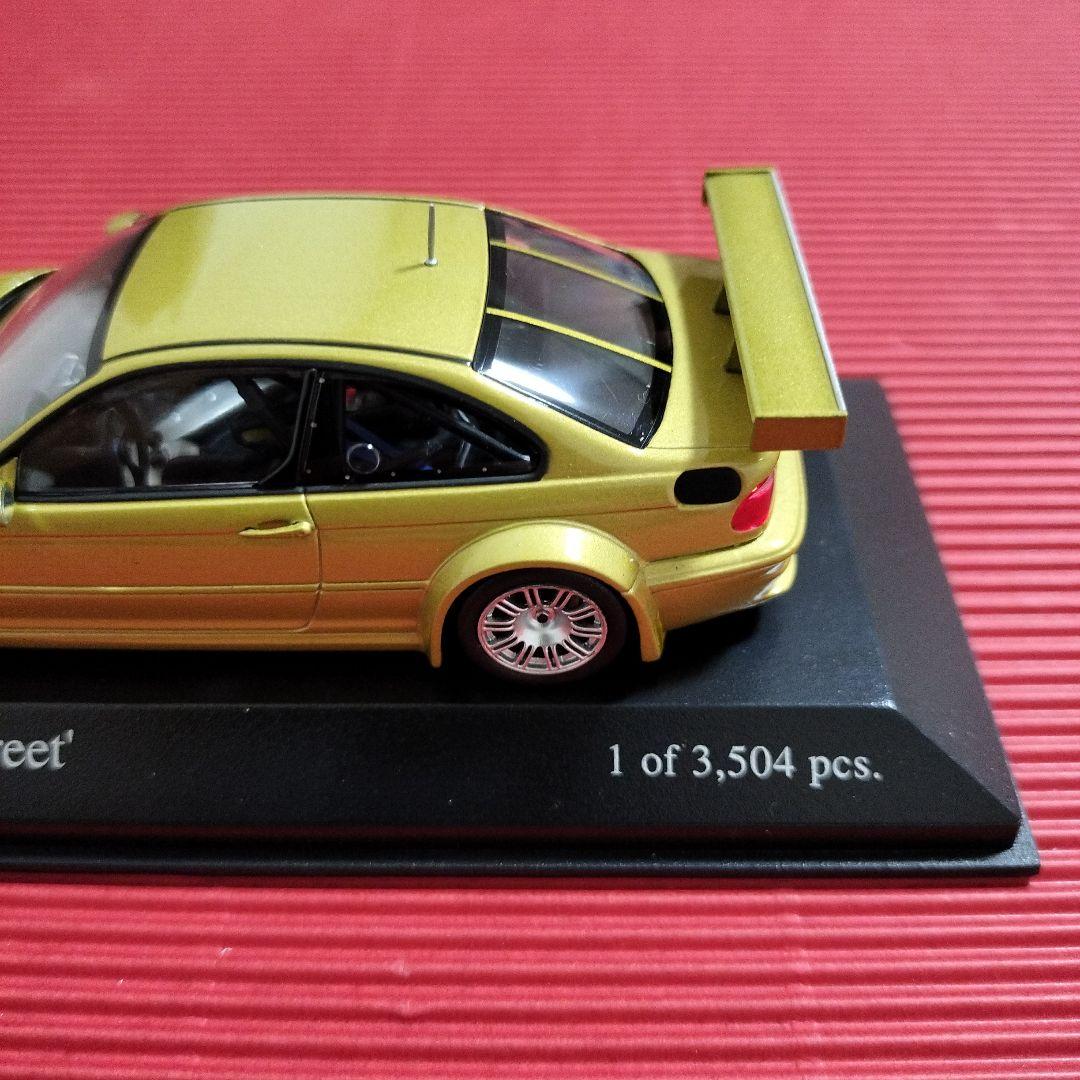 ミニチャンプス 1/43『BMW M3 GTR 'Street'』未開封品