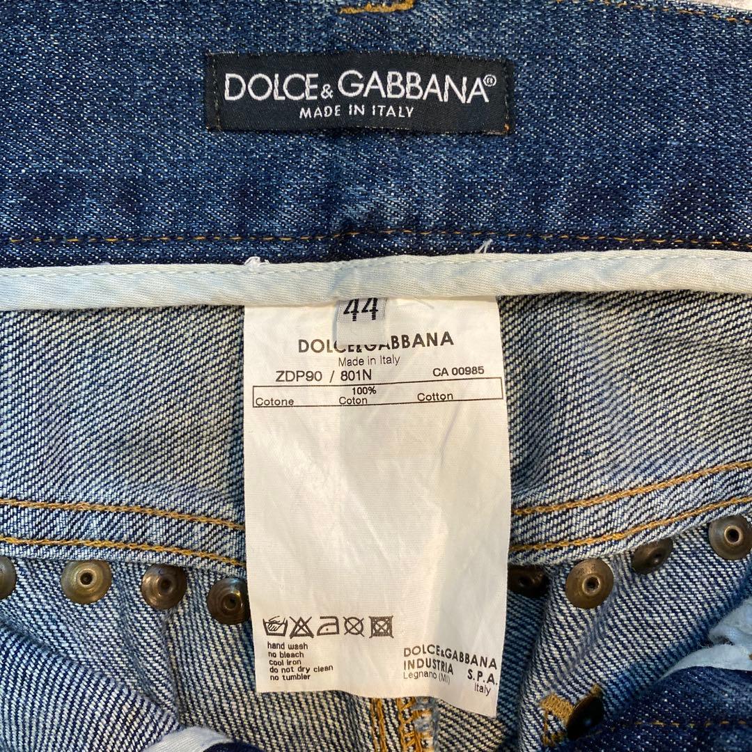 DOLCE&GABBANA ダメージデニムパンツ 44