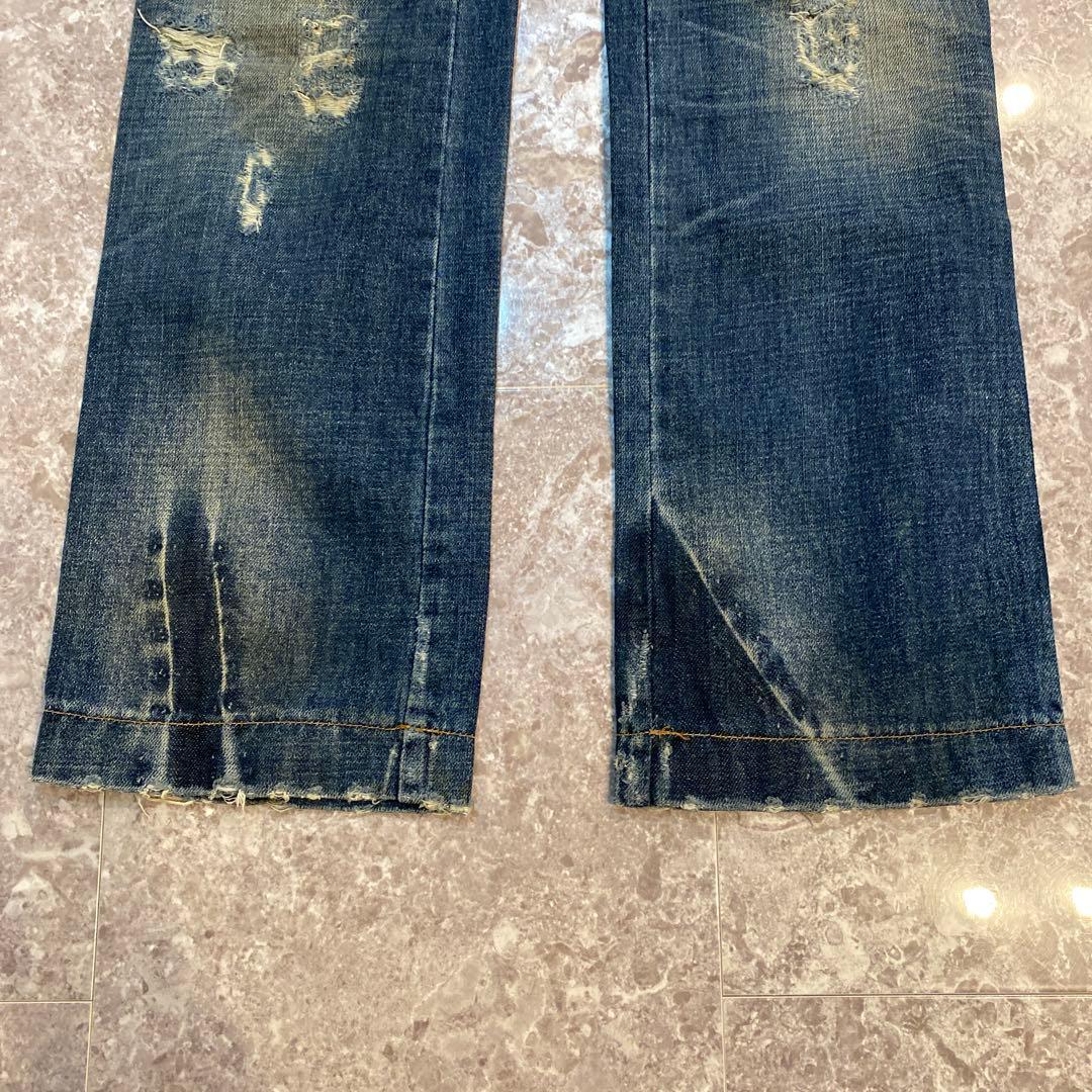 DOLCE&GABBANA ダメージデニムパンツ 44