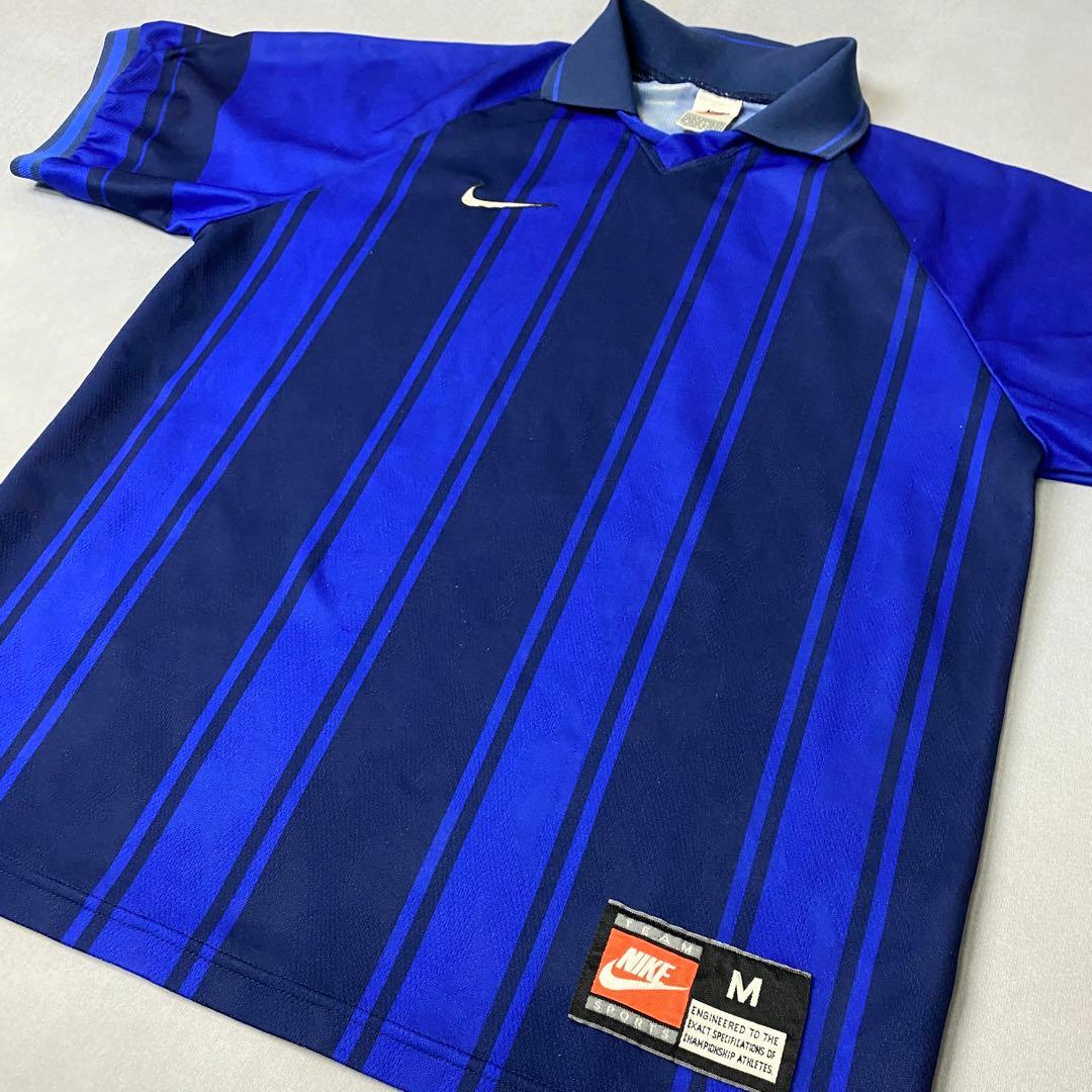 希少U.K製　NIKE ゲームシャツ　サッカー　銀タグ　y2k