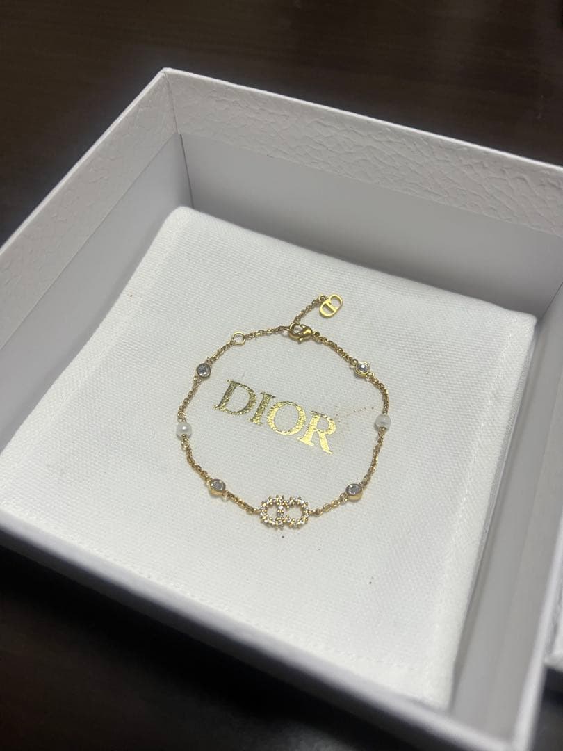Dior ゴールド チェーンブレスレット