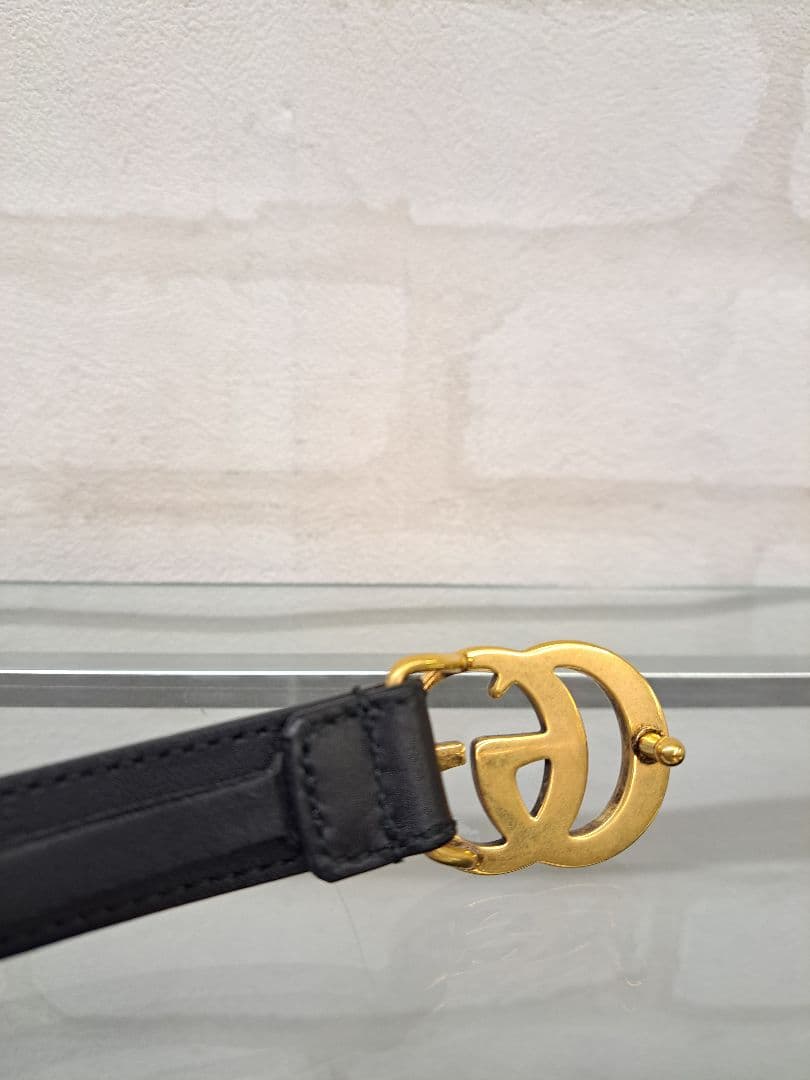 Lilly ★Gucci グッチ ダブルG スリムベルト