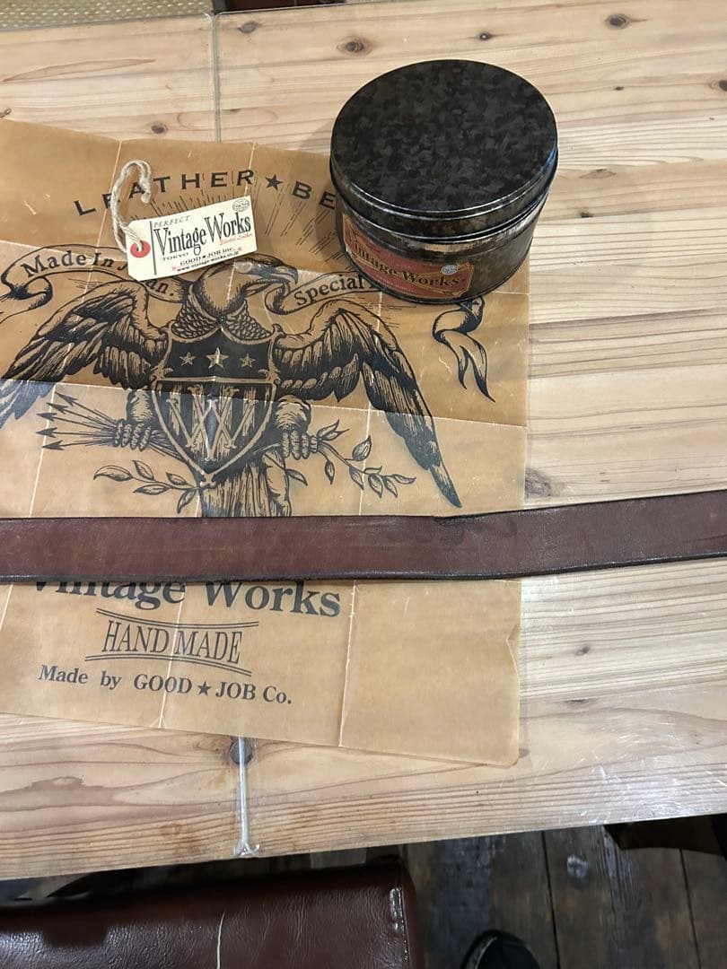 VINTAGE WORKS DH5697 ブロンズ ベルト 35/89 - メルカリ